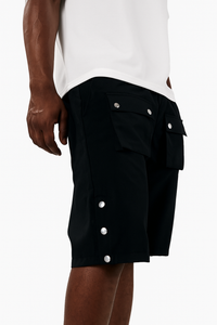 Short noir - 3 Bouton